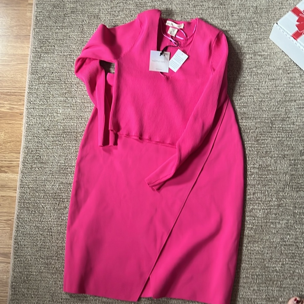 Chic Pink Two-Piece Set happily grey - Picture 4 of 4